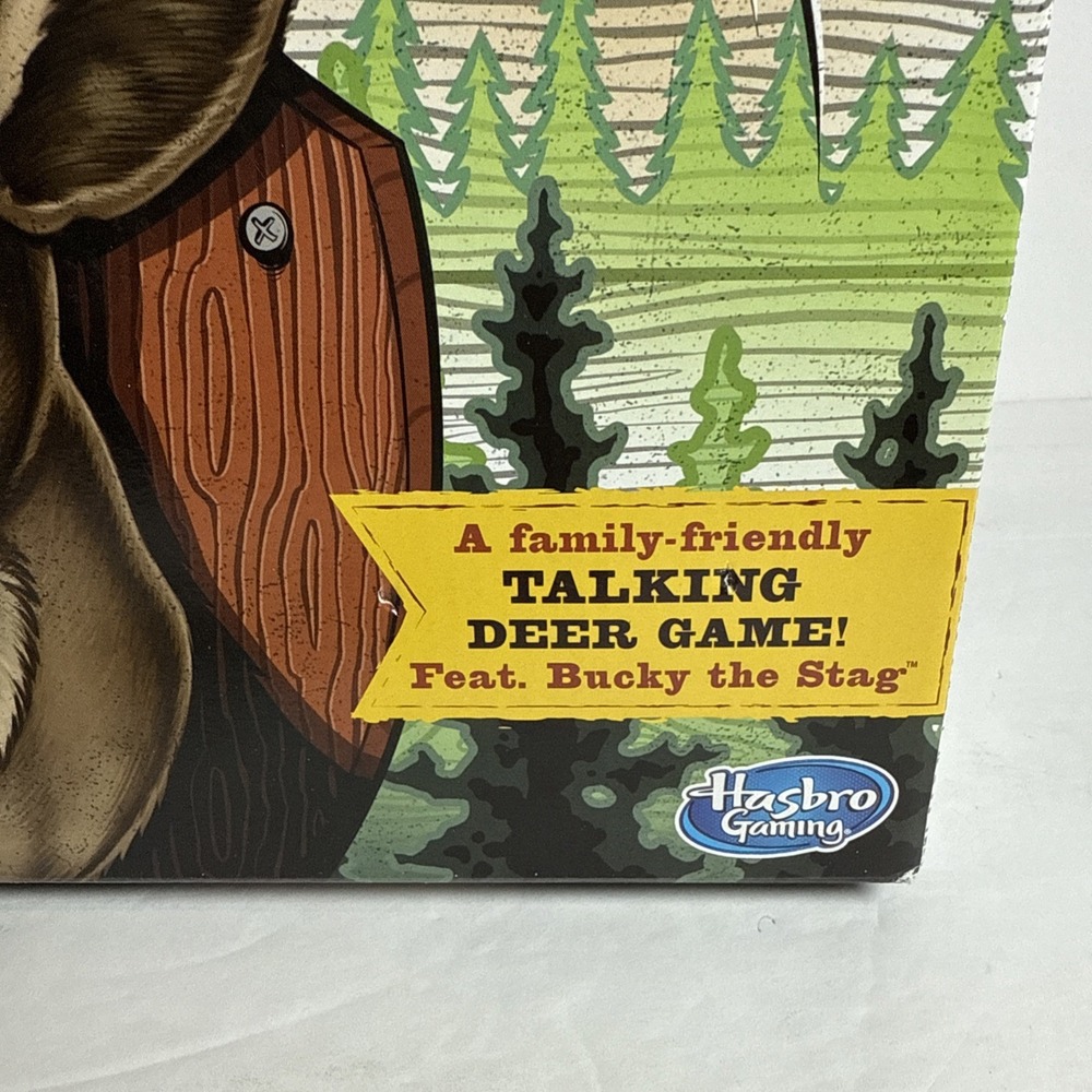 NEW Hasbro Deer Pong Game Features Talking Deer Head and Music With 6 Party Cups - Picture 3 of 4